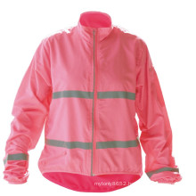Female Road Runner Jacket With Reflective Strips